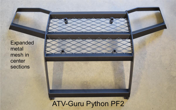 Python Front Brush Guard With center metal mesh