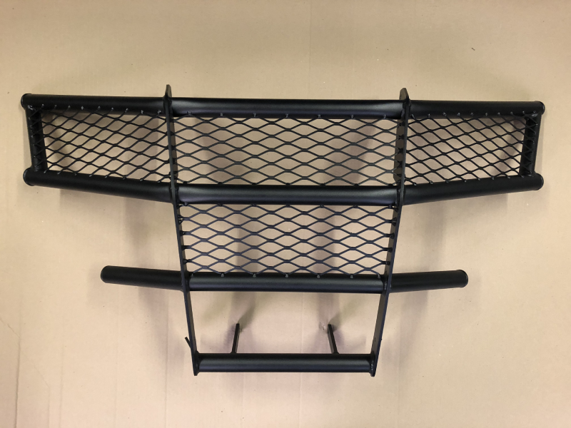 King Quad Front Brush Guard – With metal mesh in all sections