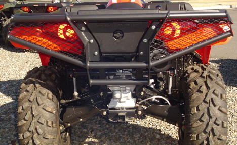 Polaris Rear Brush Guard – With metal mesh over taillights